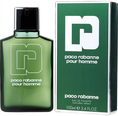 #ad PACO RABANNE pour homme Cologne 3.4 3.3 oz EDT For Men New in Box