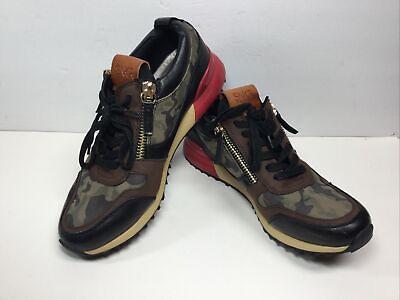 #ad SNKR Project Rodeo Mens Shoes Size 9 M Brown Red Camo Designer Sneakers