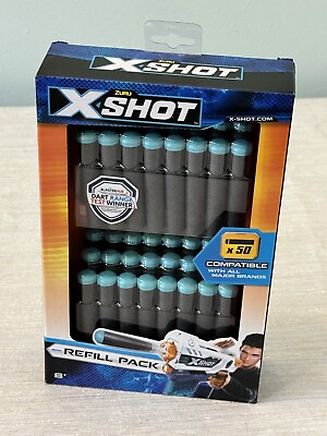 #ad New Pkg 50 Zuru X Shot BlasterHub Darts Compatible w All Major Brands SEALED