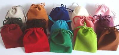 #ad Novel Box Velour Drawstring Pouch Jewelry Bag Gem Bag Wedding Gift Bag 25Pack