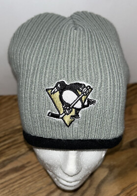 #ad Rare Pittsburgh Penguins Winter Hat Beanie Hat Seven Springs Resort Hockey Fan