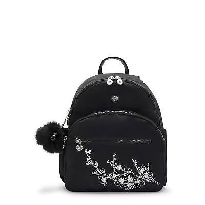 #ad Kipling Paola Small Backpack Black Emb Fl