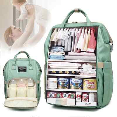 #ad Maternity Baby Diaper Nappy Bags Travel Backpack Mom Nursing Baby Diaper Bag