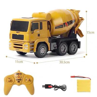 #ad HUINA 2.4G Toy 6CH RC Concrete Car Mixer Truck 333 1 18 Model Tractor Gift Radio