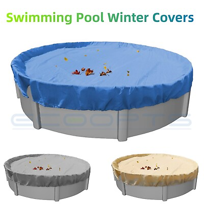#ad Round Above Ground Pool Cover Winter Mesh Cover Reversible Home Swimming Pool