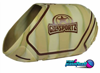 #ad GI Sportz Paintball Tank Cover Camo Medium Fits 68ci 72ci Rubber