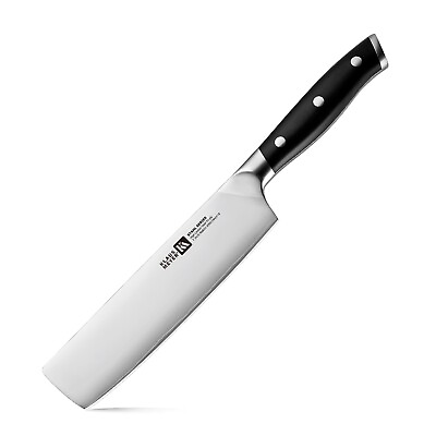 #ad Klaus Meyer Stahl High Carbon Tri ply Steel 7 inch Nakiri Knife