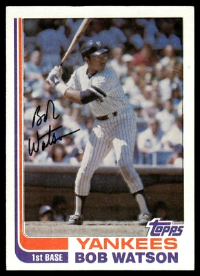 #ad 1982 Topps Bob Watson New York Yankees #275