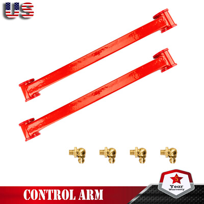 #ad 2pcs Rear Lower Control Arms For 2000 2006 GM SUV Suburban Tahoe Red