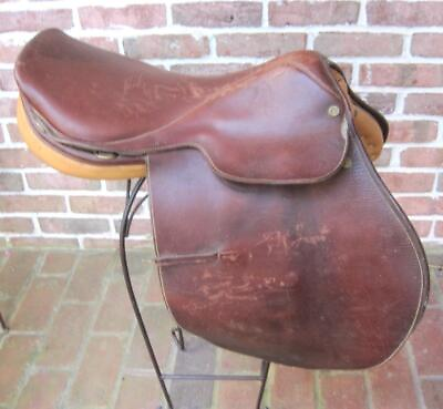 #ad Collegiate Saddle Close Contact #6423 English 17.5 Leather Made in Argentina