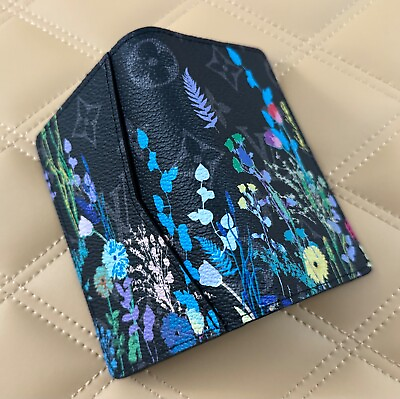 #ad Louis Vuitton Pocket Organizer floral print Virgil Abloh RARE Collectible M69049