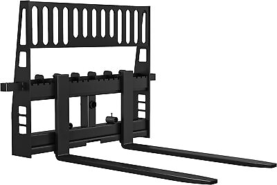 #ad 48quot; Fork Blades Quick Tach Skid Steer Tractor Pallet Fork Attachment 4500lbs US