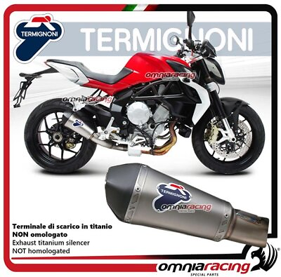 #ad Termignoni CONICAL exhaust titanium racing MVAgusta BRUTALE B3 675 800 12gt;16