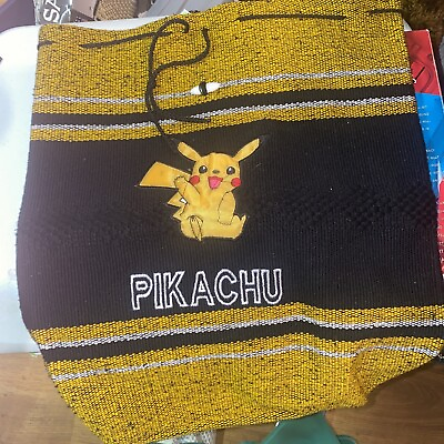 #ad Handmade Pokémon Pikachu Baja bag