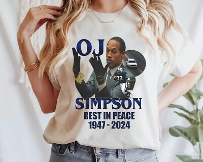 #ad Rip Oj Simpson Shirt Thanks For Memories Simpson Shirt Oj Simpson 1947 2024 Sh