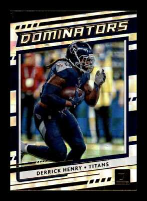 #ad 2020 Donruss Dominators Derrick Henry #D DH Tennessee Titans