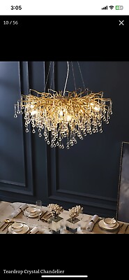 #ad New Gold chandelier