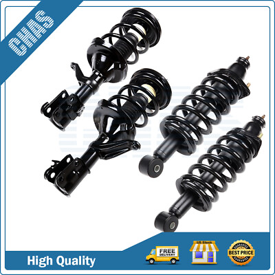 #ad Set of 4 For Honda Cr V 2002 2006 Front Rear Replacement Complete Strut Assembly