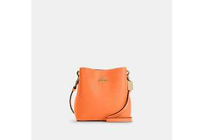 #ad Coach Mini Town Bucket Bag Candied Orange MSRP: $350.00