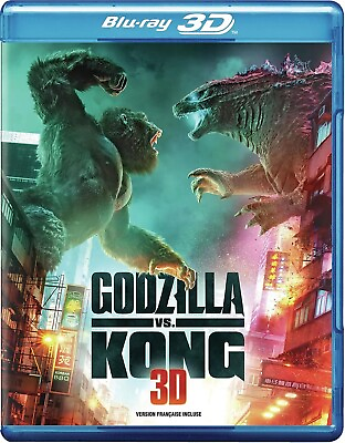#ad Godzilla vs Kong 3D Movie All Region Blu ray free shipping