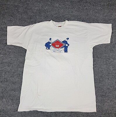 #ad Vtg 90#x27;s Y2K Pepsi Festival 1998 XL T Shirt Retro Urban Streetwear Style