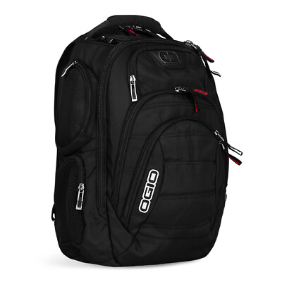 #ad Ogio Gambit Laptop Backpack Mens Back Pack Black New