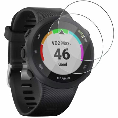 #ad Deco Essentials Tempered Glass Screen Protector x2 for Garmin Forerunner 45