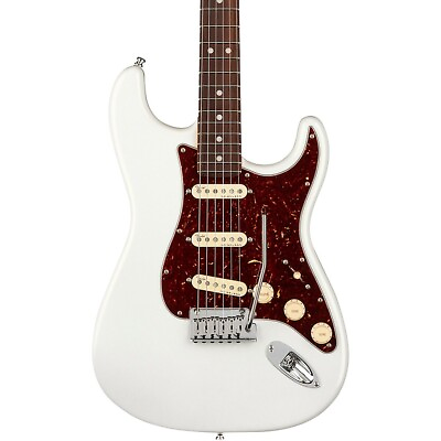 #ad Fender American Ultra Stratocaster Rosewood FB Electric Guitar Arctic Pearl