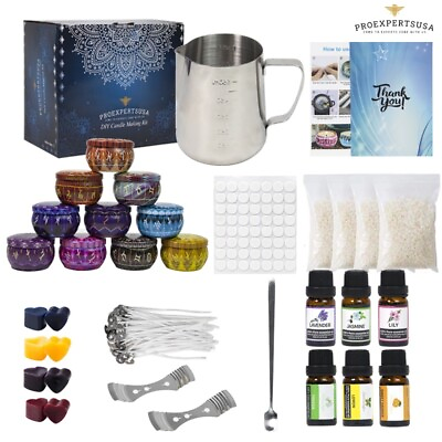 #ad Candle Making Kit DIY Adults Kids Beginner Complete Scented Candle Making Kit