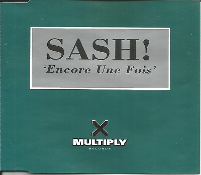 #ad SASH Encore Une Fois 6TRX w 5 RARE REMIXES amp; EDIT CD single SEALED USA seller