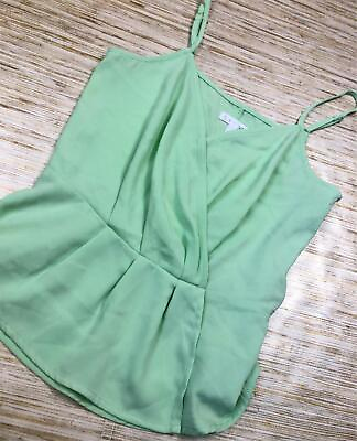 #ad C 240 Leith Sexy crossover Camisole soft GREEN size XS