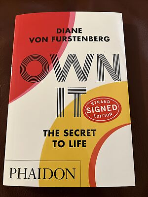 #ad SIGNED Own It Diane Von Furstenberg 2021 SC 1st BRAND NEW