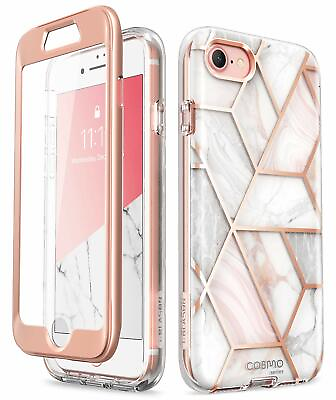 #ad iPhone SE 7 8 Case i Blason Cosmo Marble Full Body Protection Screen Protector