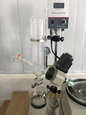 #ad 2L Rotary Evaporator Lab Evaporator with Manual Lifting Rotavapor and LCD Screen