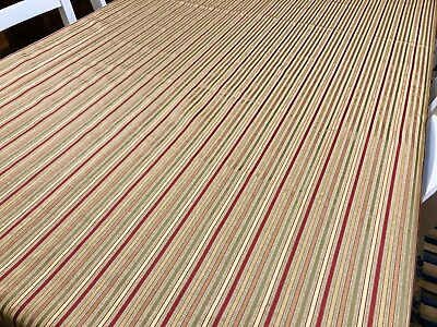 #ad Jacquard Stripe Handmade Pair of Paris Apartment Panels Drapes LONG RF1041