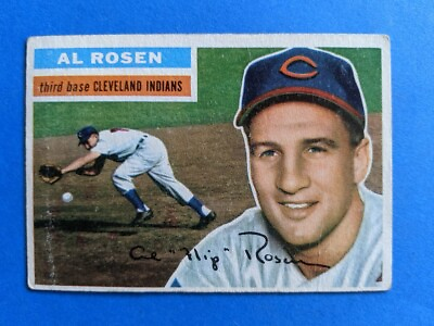 #ad 1956 Topps Al Rosen #35 Cleveland Indians EX