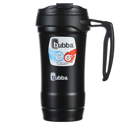 #ad Bubba Hero Stainless Steel Travel Mug Black Licorice 18 Fl Oz. Leakproof Cap