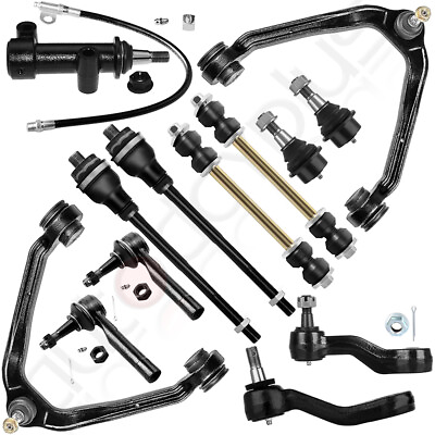 #ad 13pc Front Suspension Kits Control Arm Tie Rod For 2000 2006 Chevy GMC Cadillac