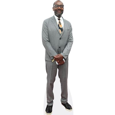 #ad Lenny Henry Grey Suit Life Size Cutout