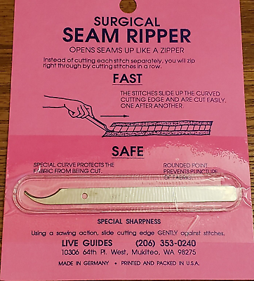#ad Surgical Seam Ripper New