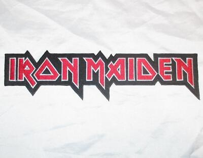 #ad Iron Maiden Logo Large Back Patch Heavy Metal