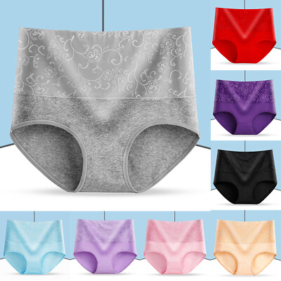 #ad ❥Tummy Control Cotton Panties Women#x27;s Panties Women Underpants High Wais s2