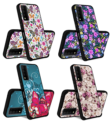 #ad For TCL Stylus 5G 6.81quot; Hybrid Stylish Cute Flowers Floral Butterfly Fun Case