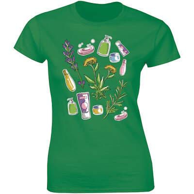 #ad Cool Nature Herbal And Cosmetics Body Wash Shirt Women#x27;s T shirt Gift Tee