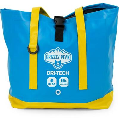 Grizzly Peak 15 Liter Dri Tech Waterproof Beach Tote Dry Bag $30.99