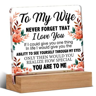 #ad Wife Gift From Husband Romantic Gifts for Wife Wife Gift for Birthday Chr...