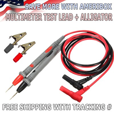 #ad Multimeter Voltmeter Cable Ultra Fine Needle Tester Unique Probe Test Lead cord
