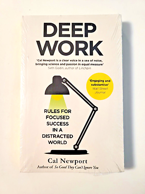 #ad Deep Work: Rules For Focused Success Cal Newport Paperback Book NEW FREE SHIP