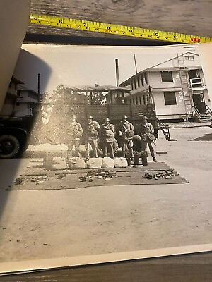 #ad 82nd Airborne WWII Era Photo Album vehicle Equipment Guns Soldiers