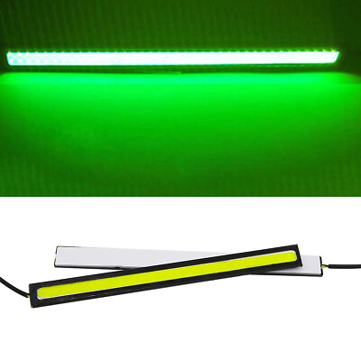#ad 12V LED Strip DRL Daytime Running Lights Fog COB Car Lamp Driving Waterproof